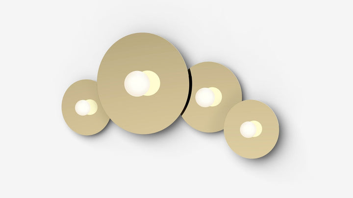 Bola Disc Flush - Pablo Designs - Wall Sconces - 32" - Gunmetal - HORNE