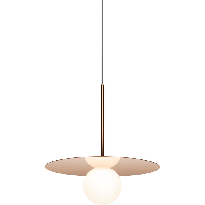 Bola Disc Pendant - Pablo Designs - Pendants - 12" - Rose Gold - HORNE