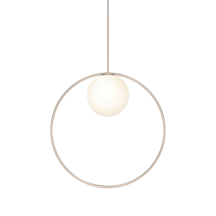Bola Halo Pendant - Pablo Designs - Pendants - 22" dia Shade - Rose Gold - HORNE