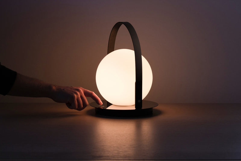 Bola Lantern - Pablo Designs - Outdoor Lights - Black/Gunmetal - HORNE