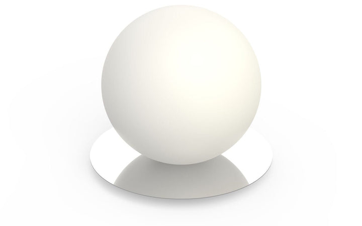 Bola Sphere Table Lamp - Pablo Designs - Table + Task - 12" Dia - Chrome - HORNE