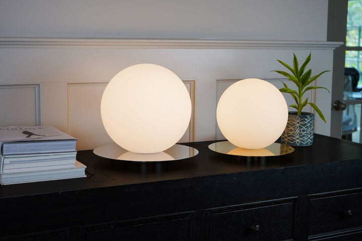 Bola Sphere Table Lamp - Pablo Designs - Table + Task - 12" Dia - Rose Gold - HORNE