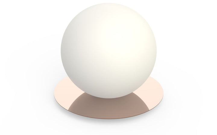 Bola Sphere Table Lamp - Pablo Designs - Table + Task - 12" Dia - Rose Gold - HORNE