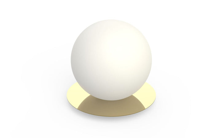 Bola Sphere Table Lamp - Pablo Designs - Table + Task - 10" Dia. - Brass - HORNE