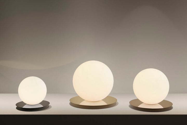 Bola Sphere Table Lamp - Pablo Designs - Table + Task - 12" Dia - Rose Gold - HORNE
