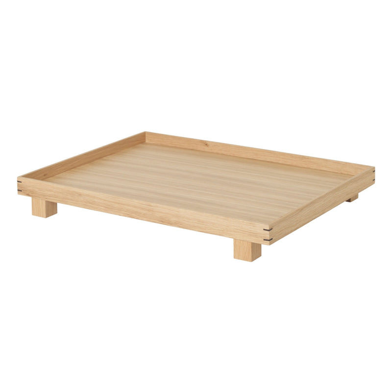 Bon Wooden Tray - Ferm Living - Serveware - Black - X Small - HORNE