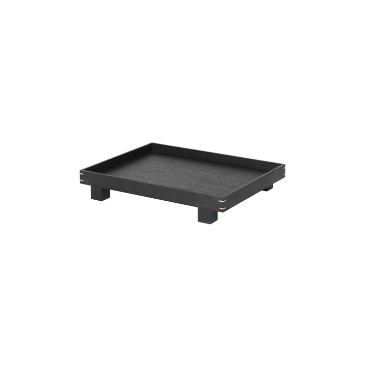 Bon Wooden Tray - Ferm Living - Serveware - Black - Small - HORNE