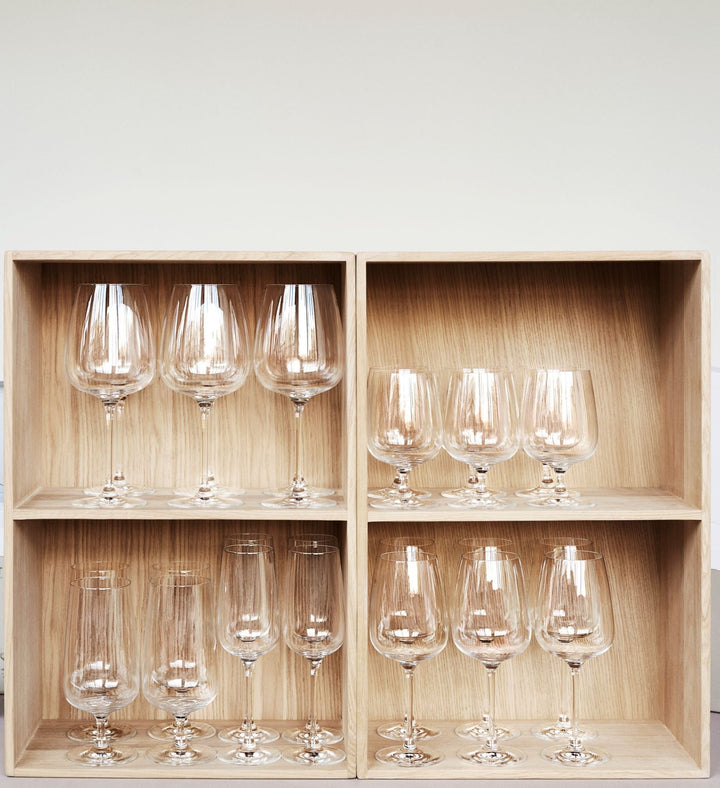 Bouquet White Wine Glass - Set of 6 - Holmegaard - Wine + Champagne Glasses - HORNE