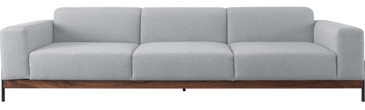 Bowie Comfortable Modern Memory Foam Sofa - 3 Seat 
