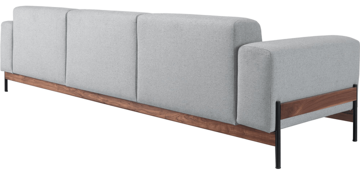 Bowie Comfortable Modern Memory Foam Sofa - 3 Seat 