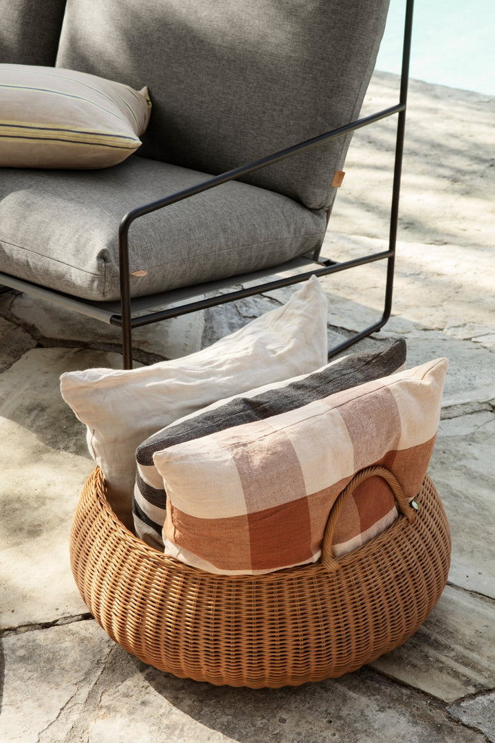 Braided Basket - Low - Ferm Living - Storage + Organization - HORNE