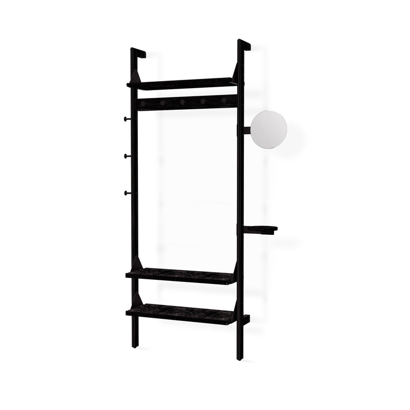 Branch - 1 Entryway Unit - Gus* Modern - Shelving - Blonde Frame/White Brackets - HORNE