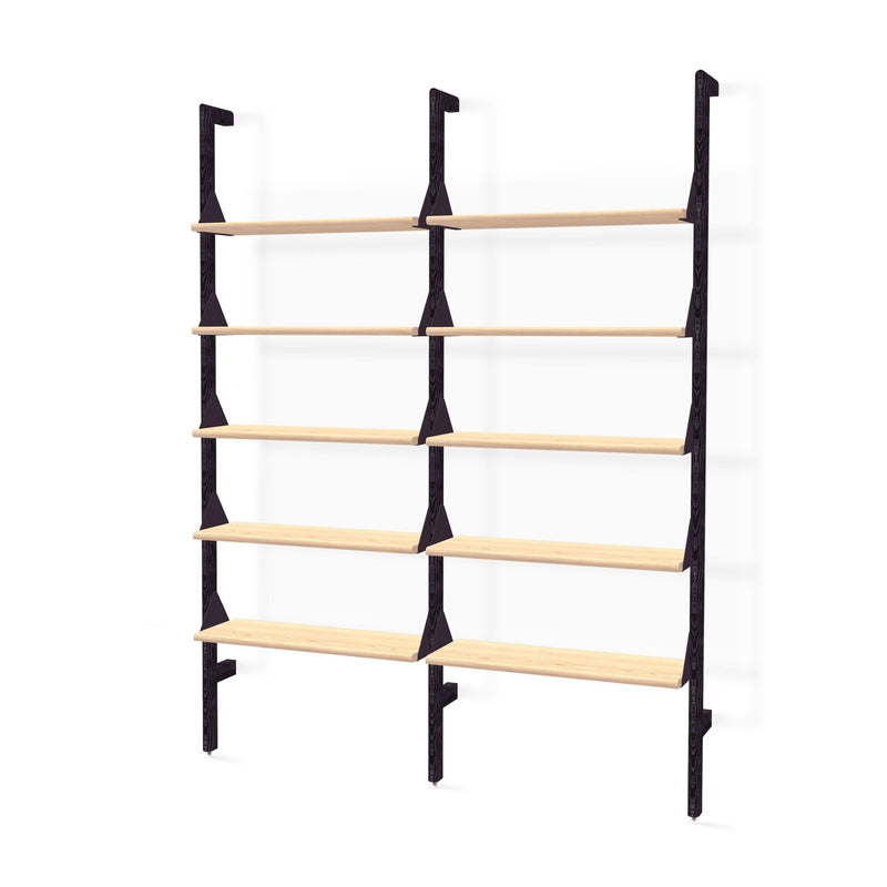 Branch - 2 Shelving Unit - Gus* Modern - Shelving - Blonde Frame/White Brackets - HORNE