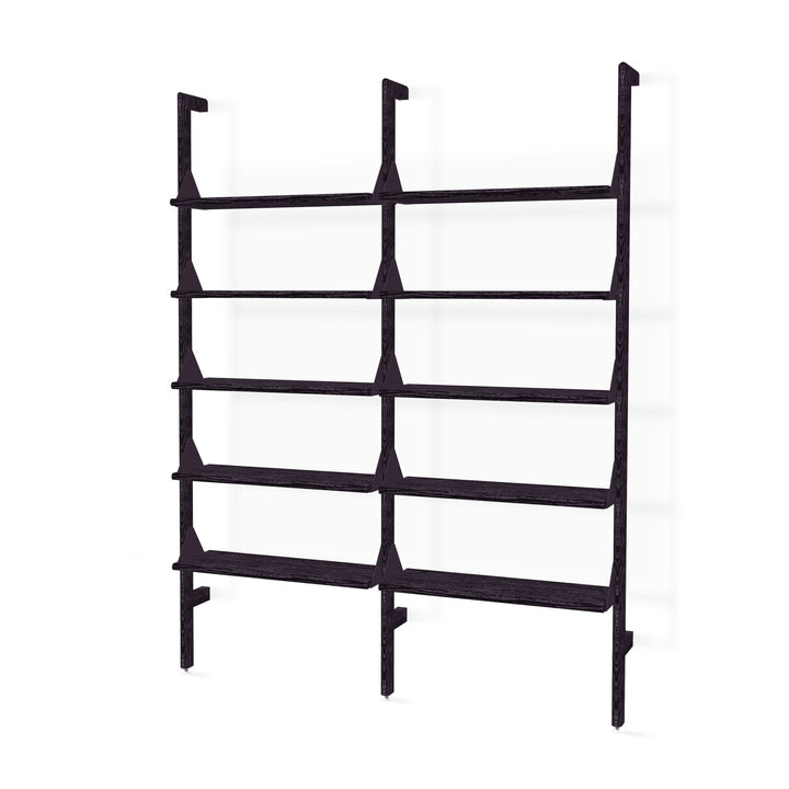 Branch - 2 Shelving Unit - Gus* Modern - Shelving - Black Frame/Black Brackets - HORNE