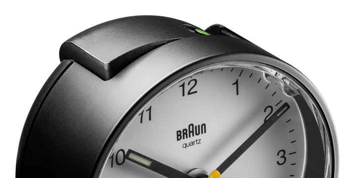 Braun Classic Alarm Clock - BC01 - Braun - Clocks - White Case & White Dial - HORNE