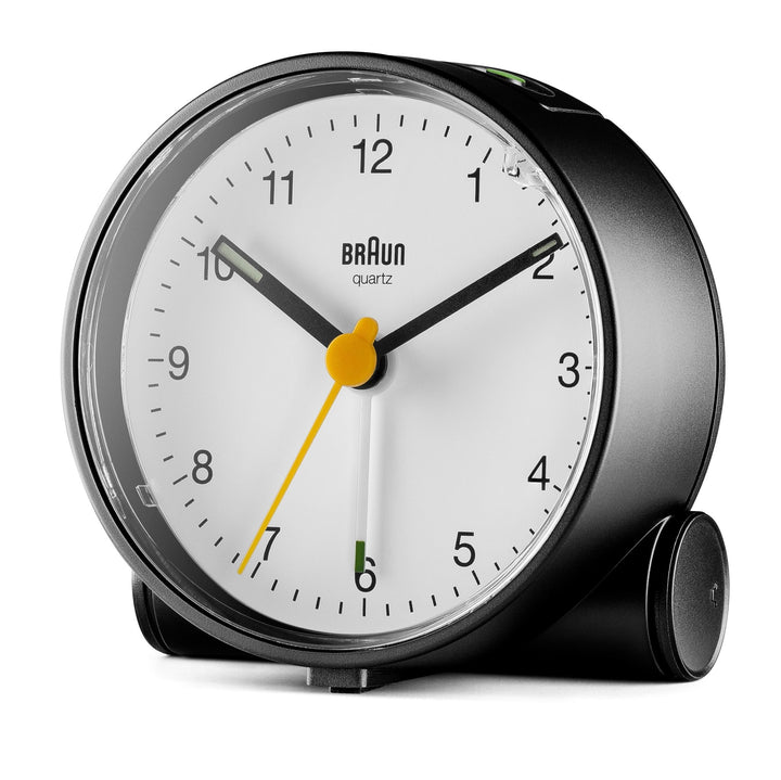 Braun Classic Alarm Clock - BC01 - Braun - Clocks - White Case & White Dial - HORNE