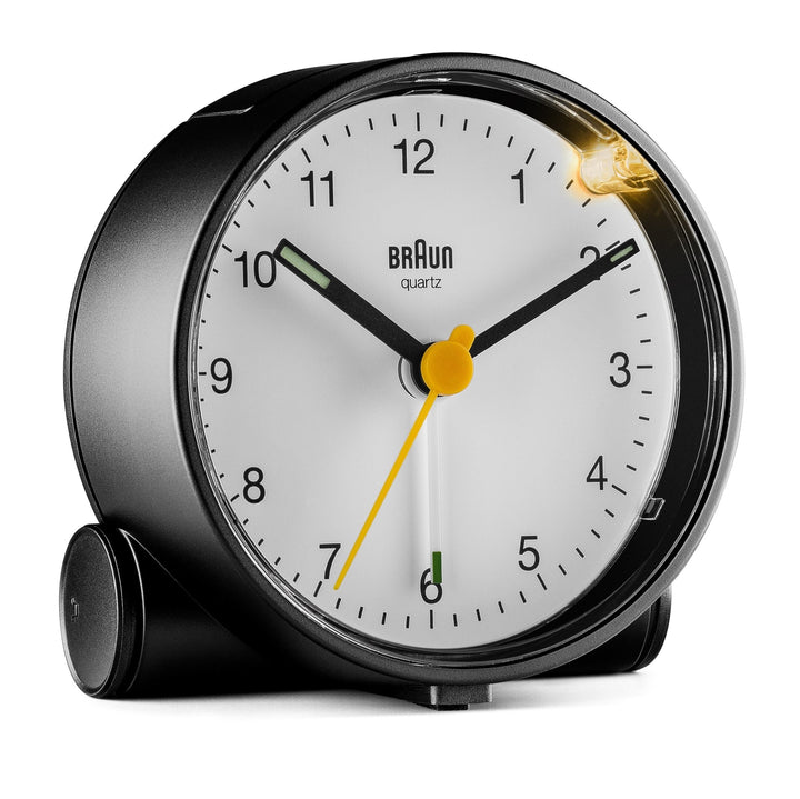 Braun Classic Alarm Clock - BC01 - Braun - Clocks - White Case & White Dial - HORNE