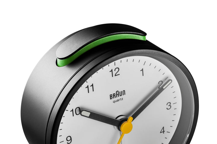Braun Classic Alarm Clock - BC12 - Braun - Clocks - White Case & White Dial - HORNE