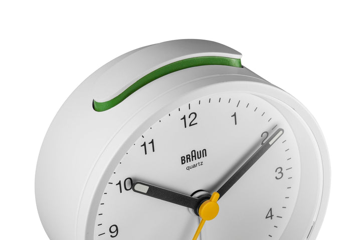 Braun Classic Alarm Clock - BC12 - Braun - Clocks - White Case & White Dial - HORNE