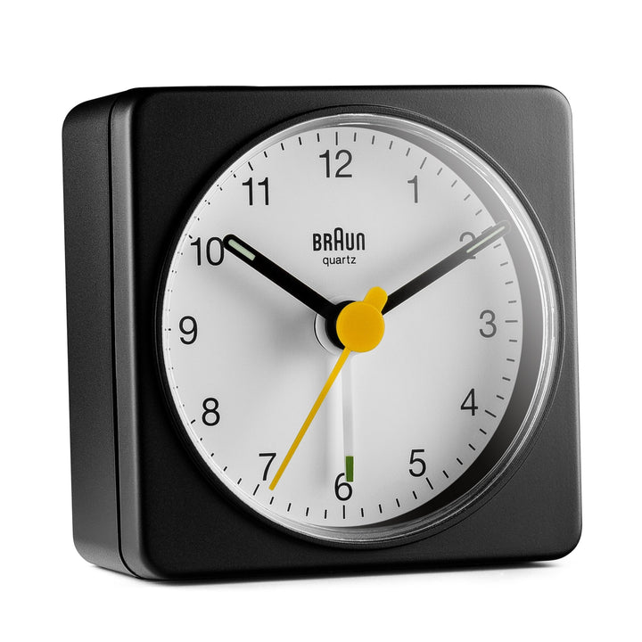 Braun Classic Alarm Clock - BC2X - Braun - Clocks - White Case & White Dial - HORNE