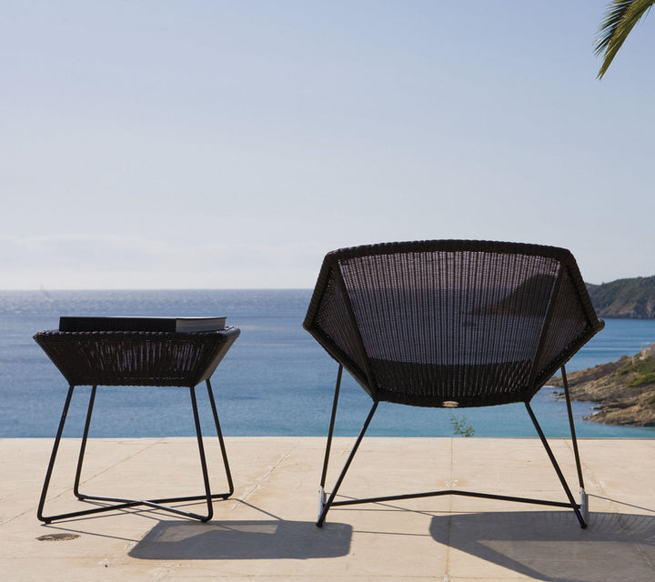 Breeze Lounge Chair - Cane Line - Outdoor Furniture - White Grey - White Cushion - HORNE