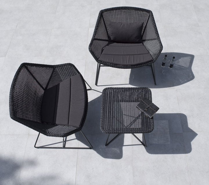 Breeze Lounge Chair - Cane Line - Outdoor Furniture - White Grey - White Cushion - HORNE
