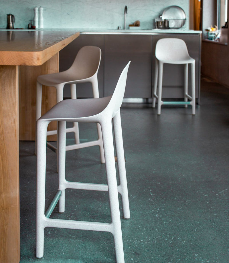 Broom 24 Counter Stool - Emeco - Stools + Benches + Ottomans - Dark Grey - HORNE