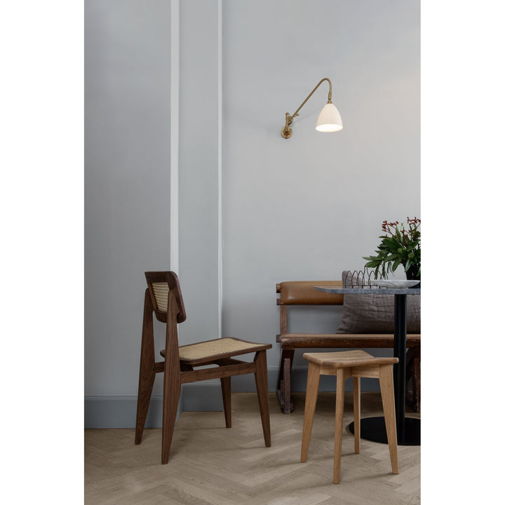 C - Chair Dining Chair - All French Cane - Gubi - Chairs - Black Stained Oak - HORNE