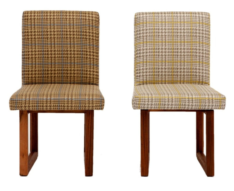 C2 W Houndstooth Chair - Artless - Chairs - Dusk - Without Arms - HORNE