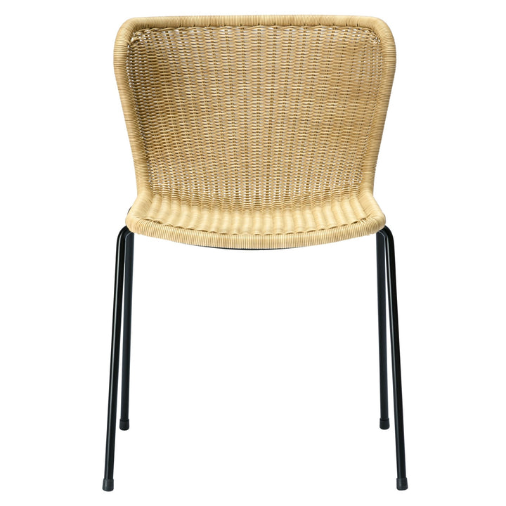 C603 Outdoor Dining Chair - Feelgood Designs - Outdoor Furniture - Black Seat/ Black Frame - HORNE