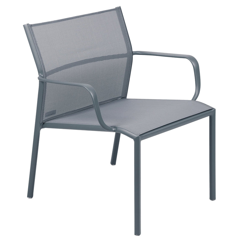 Cadiz Low Armchair - Stereo Fabric - Set of 2 - Fermob - Outdoor Furniture - Acapulco Blue - HORNE