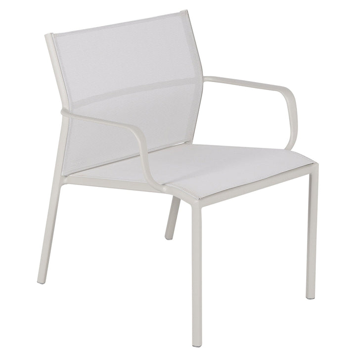 Cadiz Low Armchair - Stereo Fabric - Set of 4 - Fermob - Outdoor Furniture - Clay Grey - HORNE