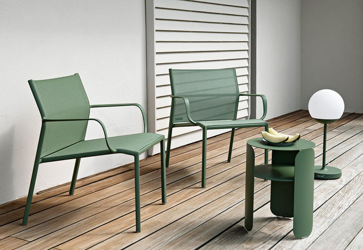 Cadiz Low Armchair - Stereo Fabric - Set of 4 - Fermob - Outdoor Furniture - Rosemary - HORNE