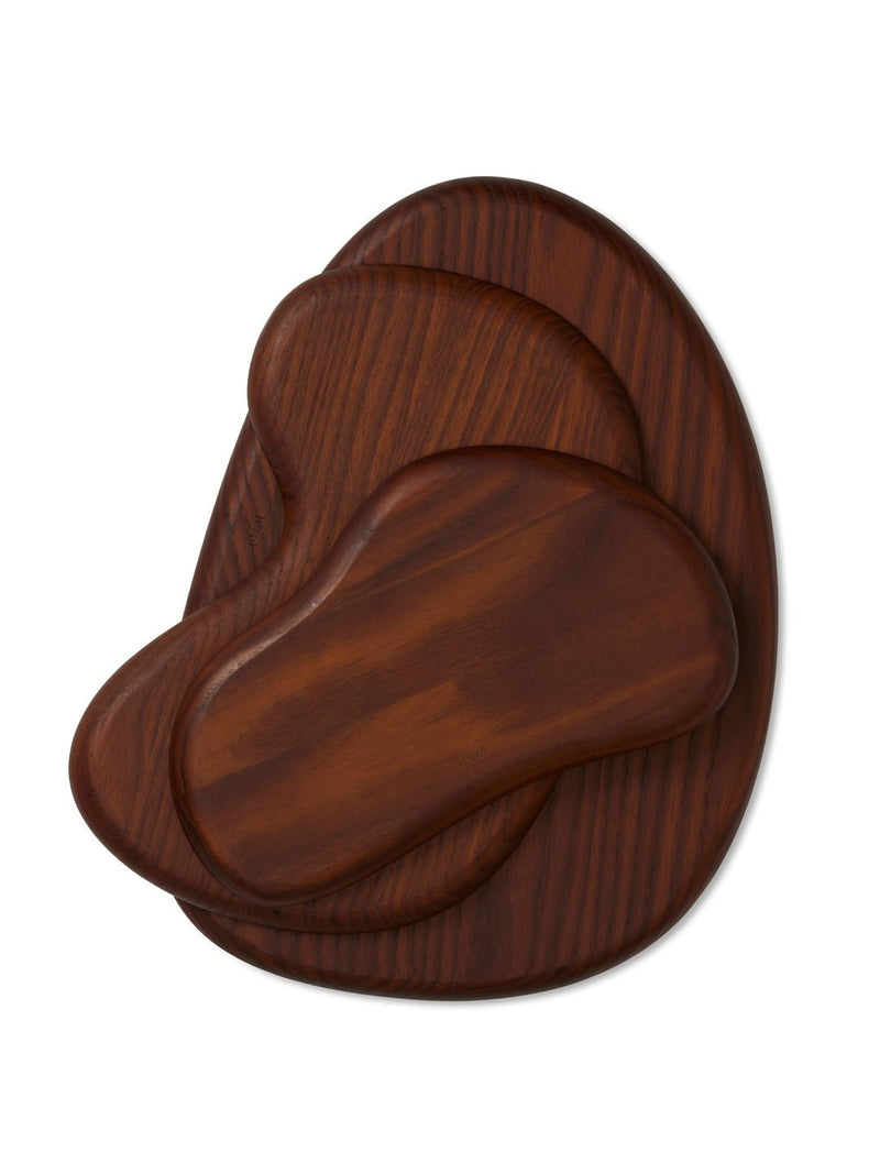 Cairn Cutting Boards - Set of 3 - Ferm Living - Serveware - Oak - HORNE