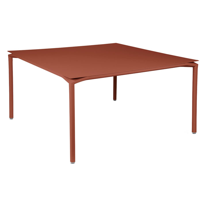 Calvi Table 55" x 55" - Fermob - Outdoor Furniture - Red Ochre - HORNE