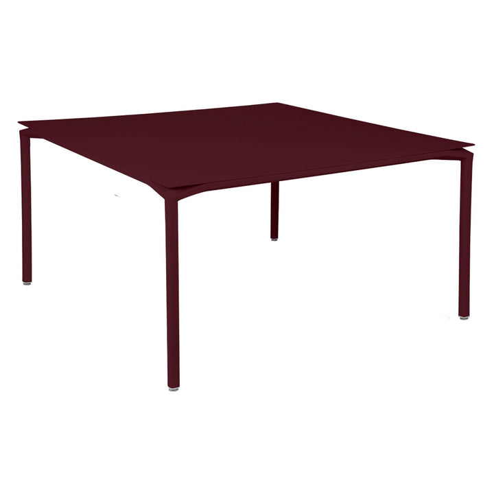 Calvi Table 55" x 55" - Fermob - Outdoor Furniture - Black Cherry - HORNE