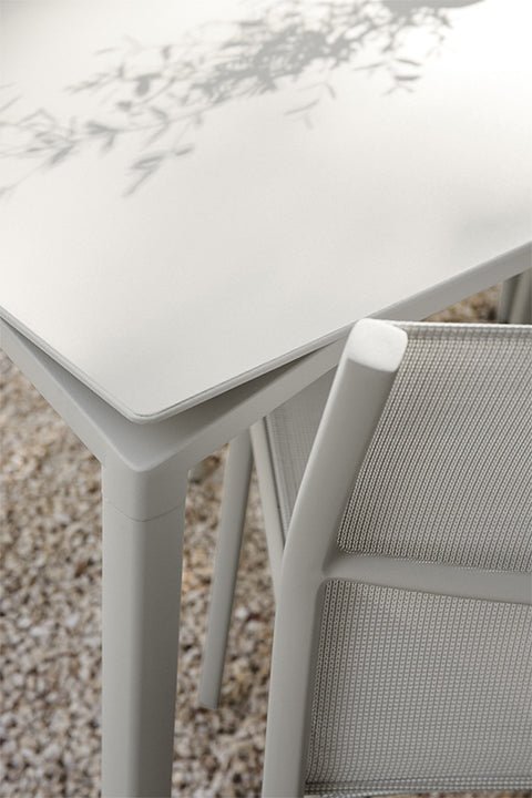 Calvi Table 77" x 37" - Fermob - Outdoor Furniture - Lapilli Grey - HORNE