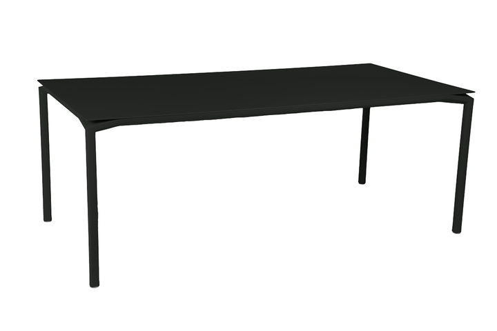Calvi Table 77" x 37" - Fermob - Outdoor Furniture - Liquorice - HORNE
