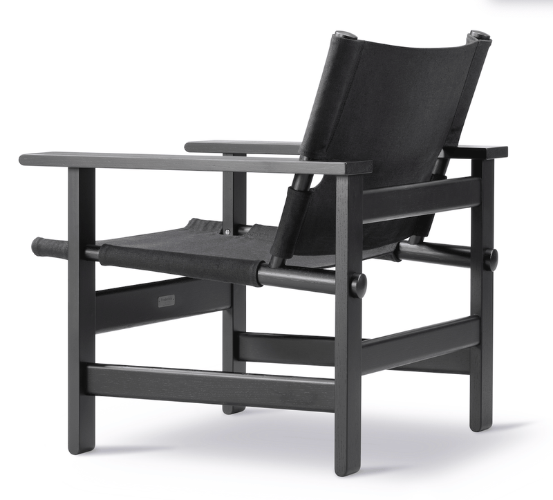 Canvas Chair - Fredericia - Chairs - Natural Canvas/Oak Light Oil - HORNE