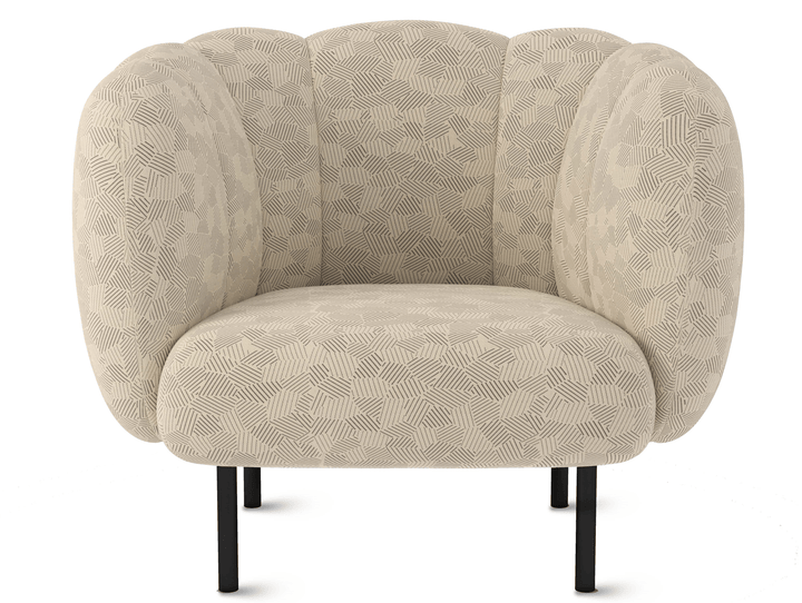 Cape Lounge Chair with Stitches - Warm Nordic - Chairs - Razzle Dazzle 116 - HORNE