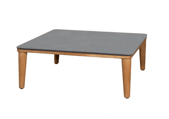 Capture Coffee Table - Cane Line - Outdoor Furniture - Fossil Black Ceramic - HORNE