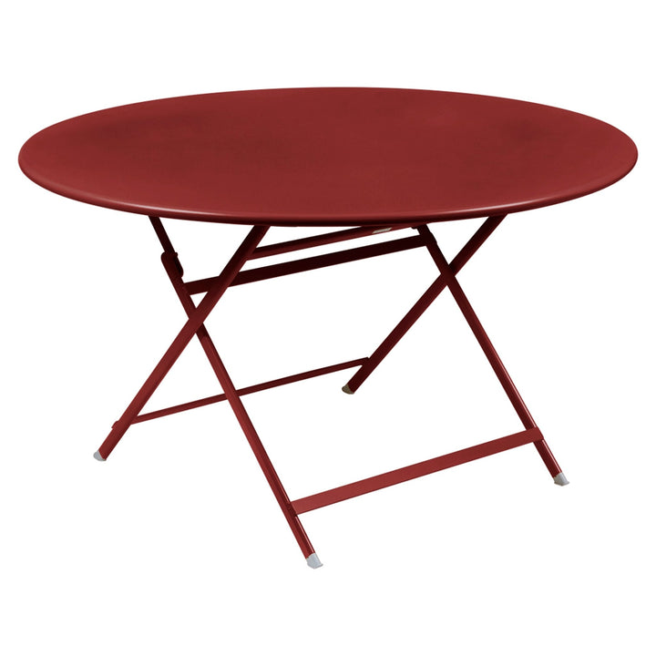 Caractere Round Table 50" - Fermob - Outdoor Furniture - Chili Red - HORNE