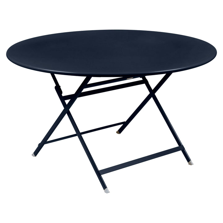 Caractere Round Table 50" - Fermob - Outdoor Furniture - Deep Blue - HORNE
