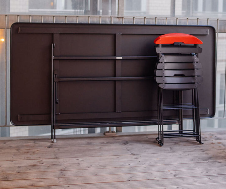 Caractere Table - 36" x 75" - Fermob - Outdoor Furniture - Lapilli Grey - HORNE