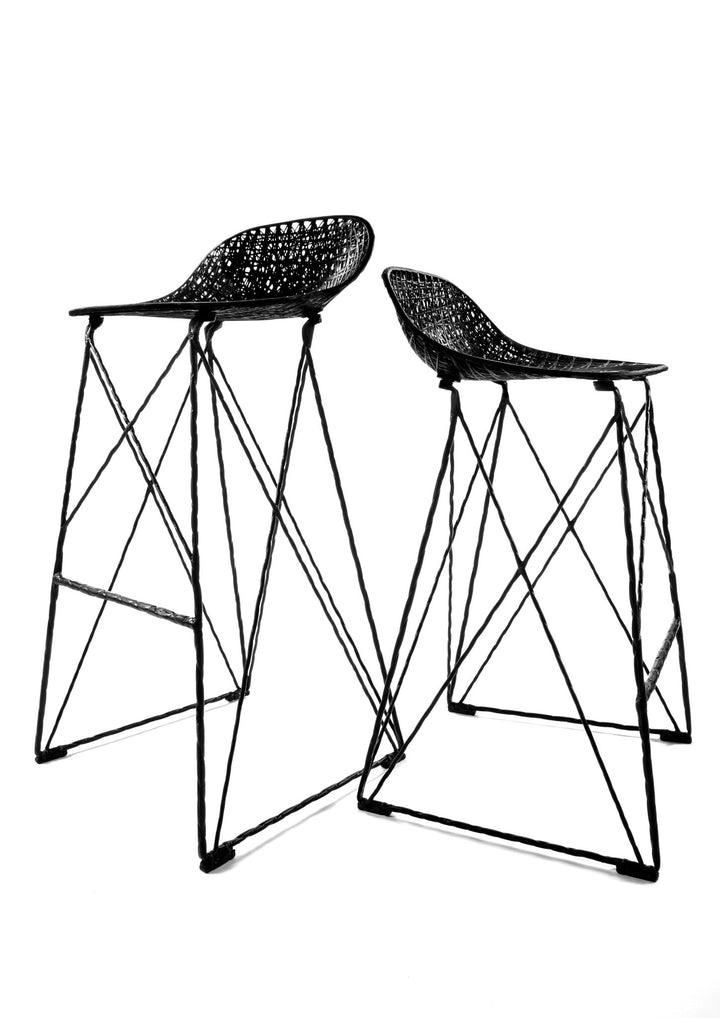 Carbon Bar Stool - Moooi - Stools + Benches + Ottomans - Low - HORNE
