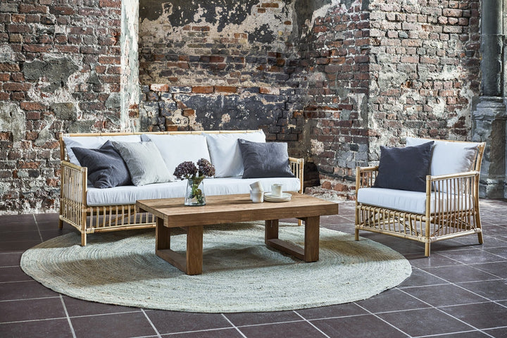 Caroline 3 - Seater Sofa - Sika Design - Sofas - Natural - Tempotest White Canvas - HORNE