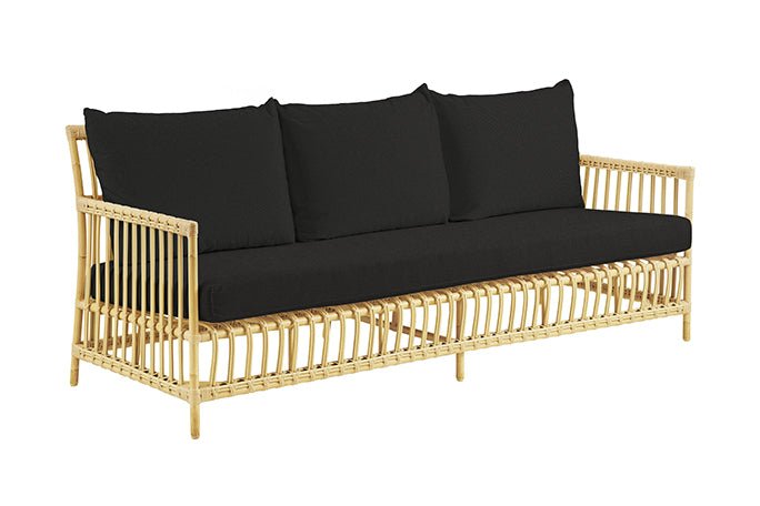 Caroline 3 - Seater Sofa - Exterior - Sika Design - Outdoor Furniture - Natural - Sunbrella Sailcloth Seagull - HORNE