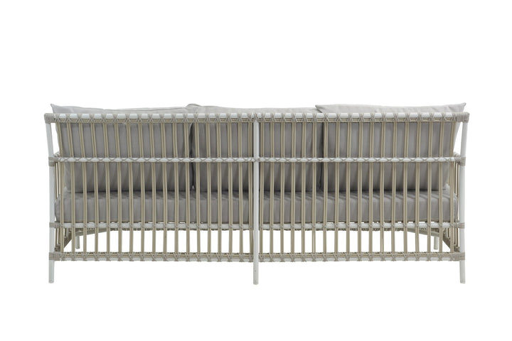 Caroline 3 - Seater Sofa - Exterior - Sika Design - Outdoor Furniture - Natural - Sunbrella Sailcloth Seagull - HORNE