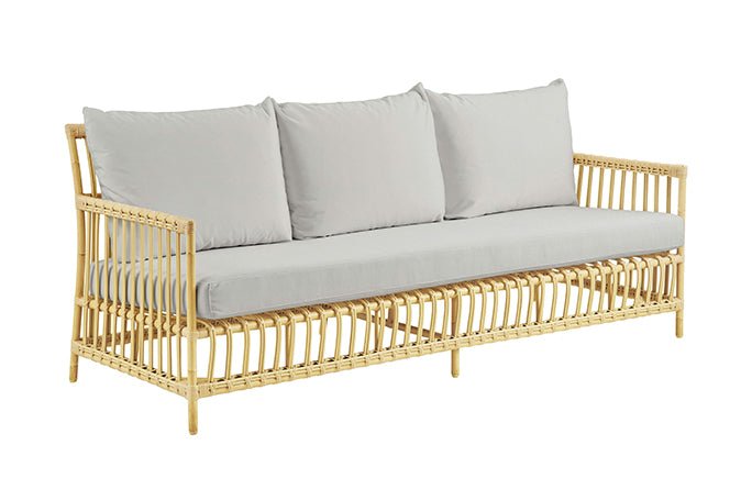 Caroline 3 - Seater Sofa - Exterior - Sika Design - Outdoor Furniture - Natural - Sunbrella Sailcloth Seagull - HORNE