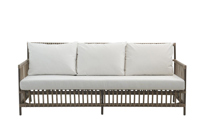 Caroline 3 - Seater Sofa - Exterior - Sika Design - Outdoor Furniture - Natural - Sunbrella Sailcloth Seagull - HORNE